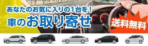 あなたのお気に入りの１台を!車のお取り寄せ 送料無料