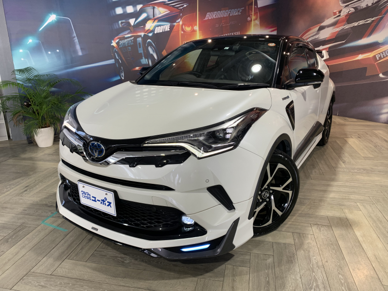 トヨタ C Hr G Op10年保証対象車 モデリスタフルエアロ 9インチ純正メモリーナビ バックカメラ クリアランスソナー 大型リアウィング 中古車 情報 ユーポス 那覇新都心店
